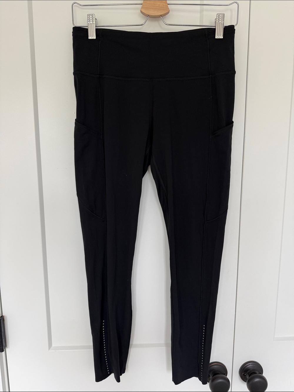 lululemon athletica Black High-Rise Leggings with Side Phone Pockets